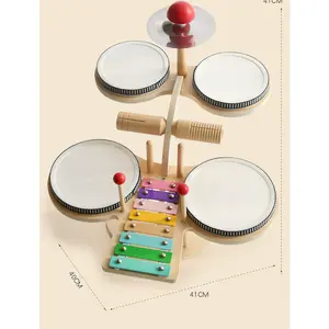 Cute Musical Percussion Toy, Stress Relief & Calming Multi-functional Drum Kit