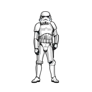 Star Wars A New Hope Stormtrooper FiGPiN Enamel Pin #702