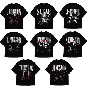 Vintage Seven Comfort Colors Shirt, Bangtan Kpop Merch, Retro 90s Shirt, Gifts For Fans