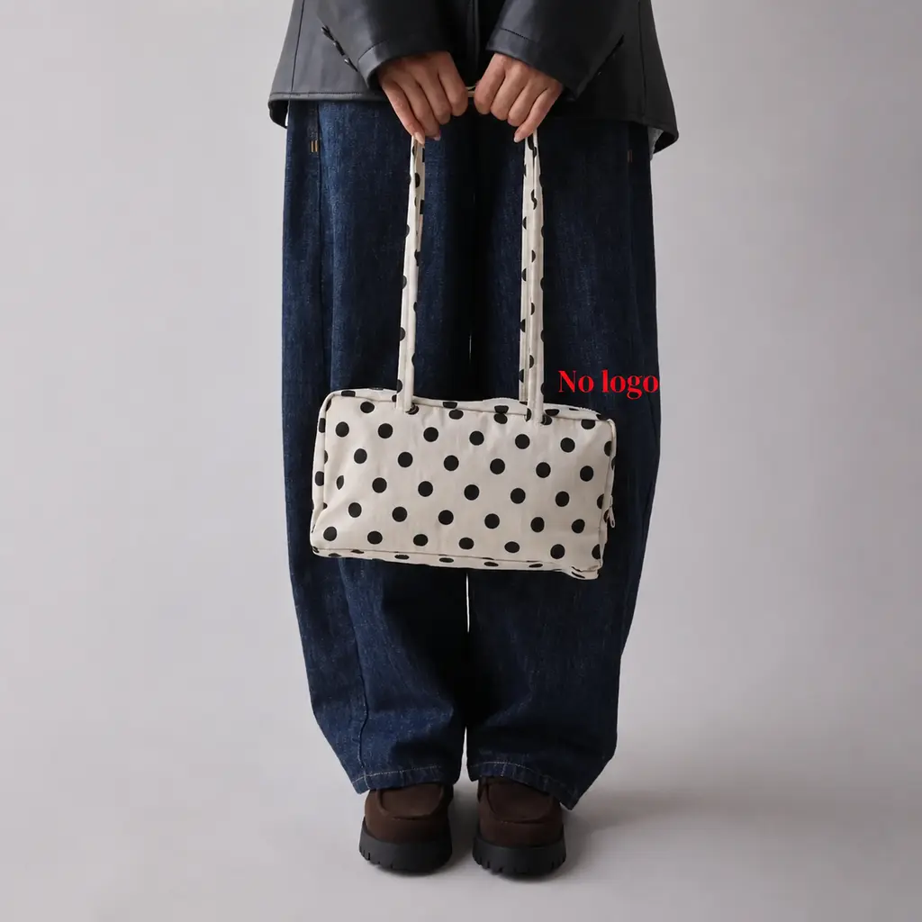 Nylon Bowler Bag,Top Handle Tote Bag with Key Leash,Casual Large Commuter Work Bag,Fashionable Shoulder Handbag for Everyday Use