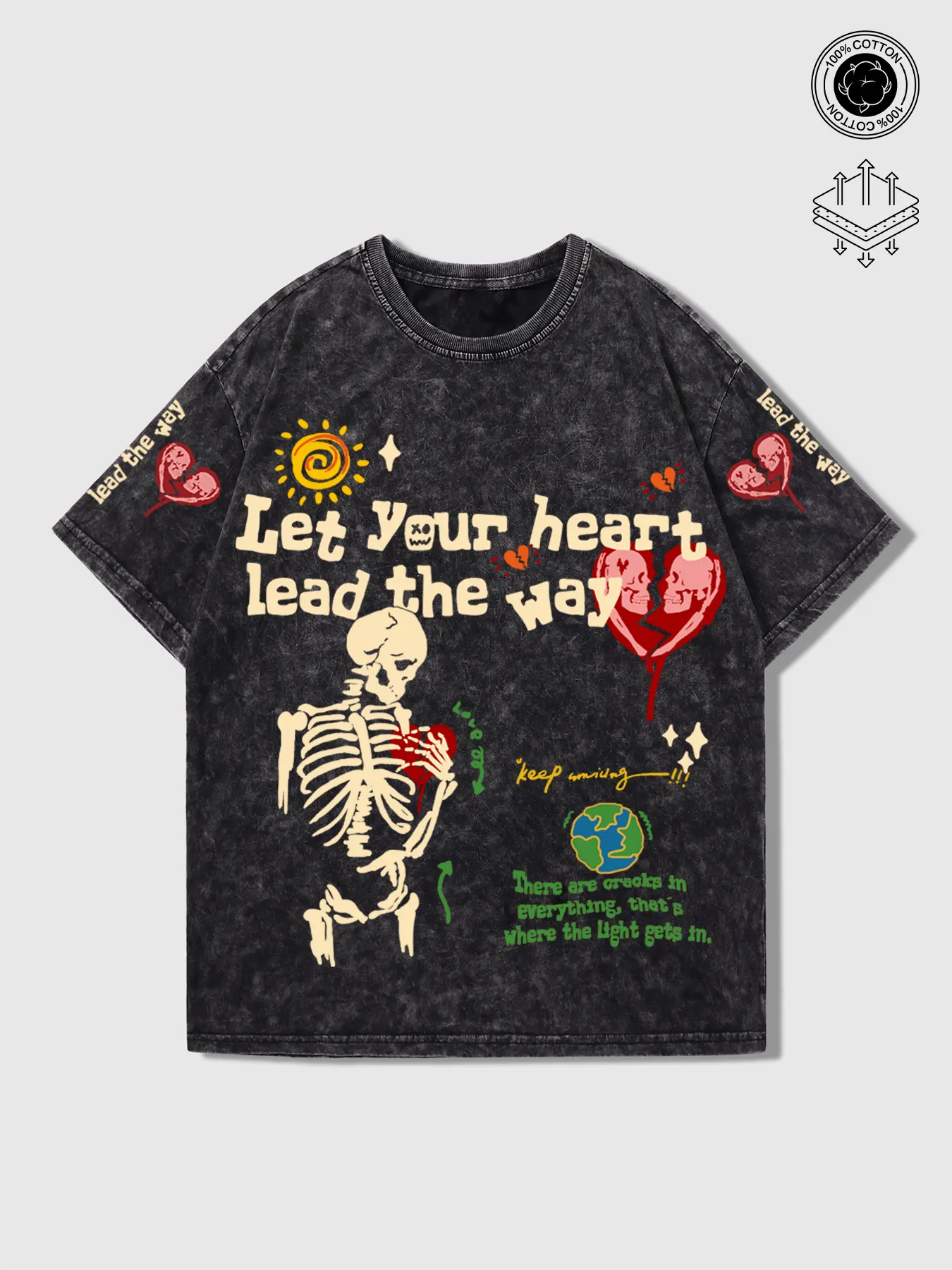 Men's Round Neck T-Shirt, Casual Streetwear, Casual Fashion Clothing, Breathable Cotton Fabric, Tagless Design, Available in S-2xl Sizes, Perfect for Active Lifestyle