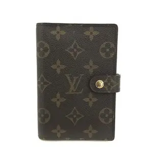 Pre-owned Louis Vuitton other Small Leather Goods Monogram Agenda PM Notebook Cover Brown 11647035109/896260