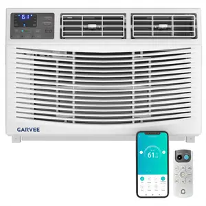 Garvee Smart 23200BTU 3-IN-1 Window Air Conditioner & Heater with WiFi, AC & Heating Unit with Remote & App Control, Timer & Easy Install Kit, for Rooms Up to 350 Square Feet, 230/208V-60Hz