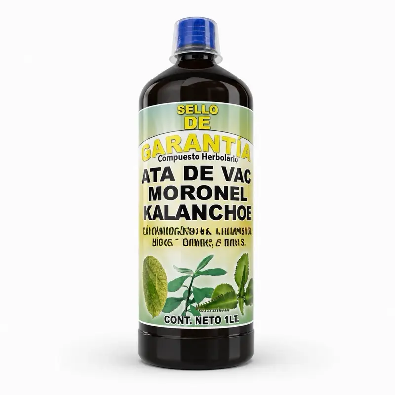 Pata de Vaca, Moronel & Kalanchoe Herbal Liquid Supplement, 1 Liter (33.8 fl oz), Traditional Botanical Blend, Liquid Dietary Supplement