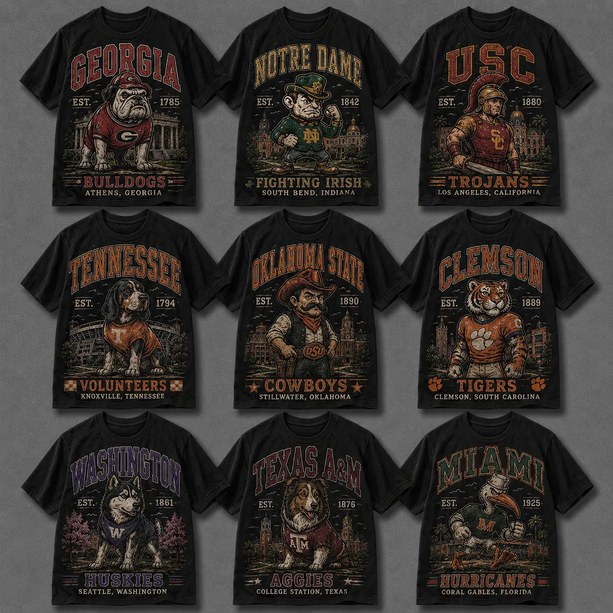 Vintage College Mascot Graphic T Shirt, Retro Campus Spirit Tee, University Inspired Graphic Shirt, Classic School Pride Apparel, Unisex Casual Tee, Game Day Fan Shirt, Athletic Vintage Style, Alumni Gift, Sports Graphic Tee
