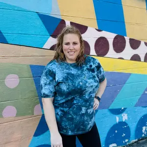 Blue Ice Dyed T-Shirt, softstyle unisex crewneck, size up for best fit, everyday staple tee, great for men and women’s style