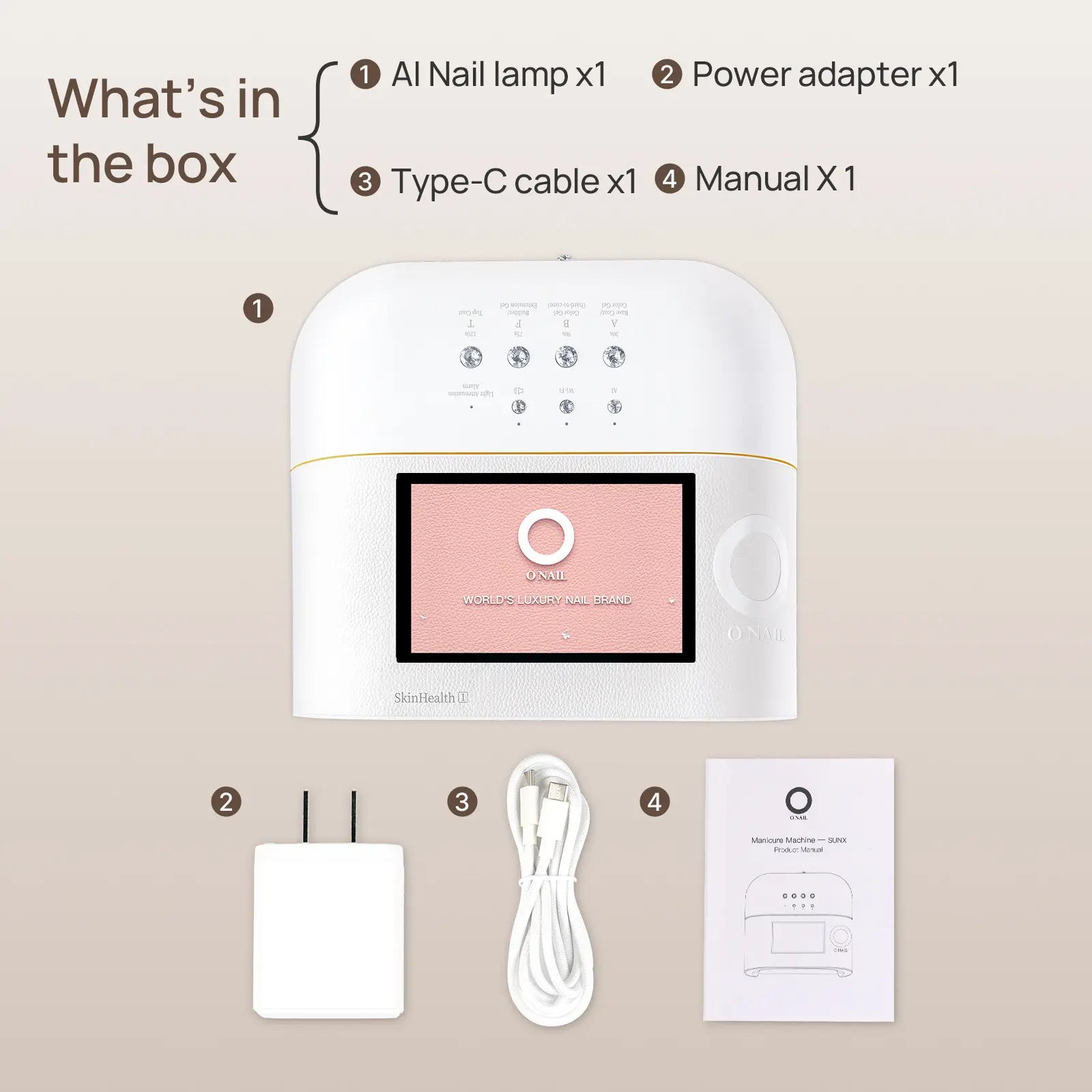O Nail AI 109 LED Nail Lamp & Pro Max Nail Drill | Professional