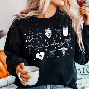 Cardiology Shirt, Cardiologist Heart Doctor Gift, Medical Physician Assistant Gifts, Nurse Appreciation Sweatshirt, Nursing Student Gift