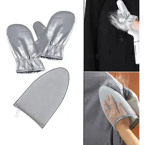 3 Pack Garment Steamer Ironing Gloves Mini Ironing Board Steam Resistant Gloves With Finger Ring Heat Resistant Garment Steamer Gloves For Garment Steamer Ironing Accessories
