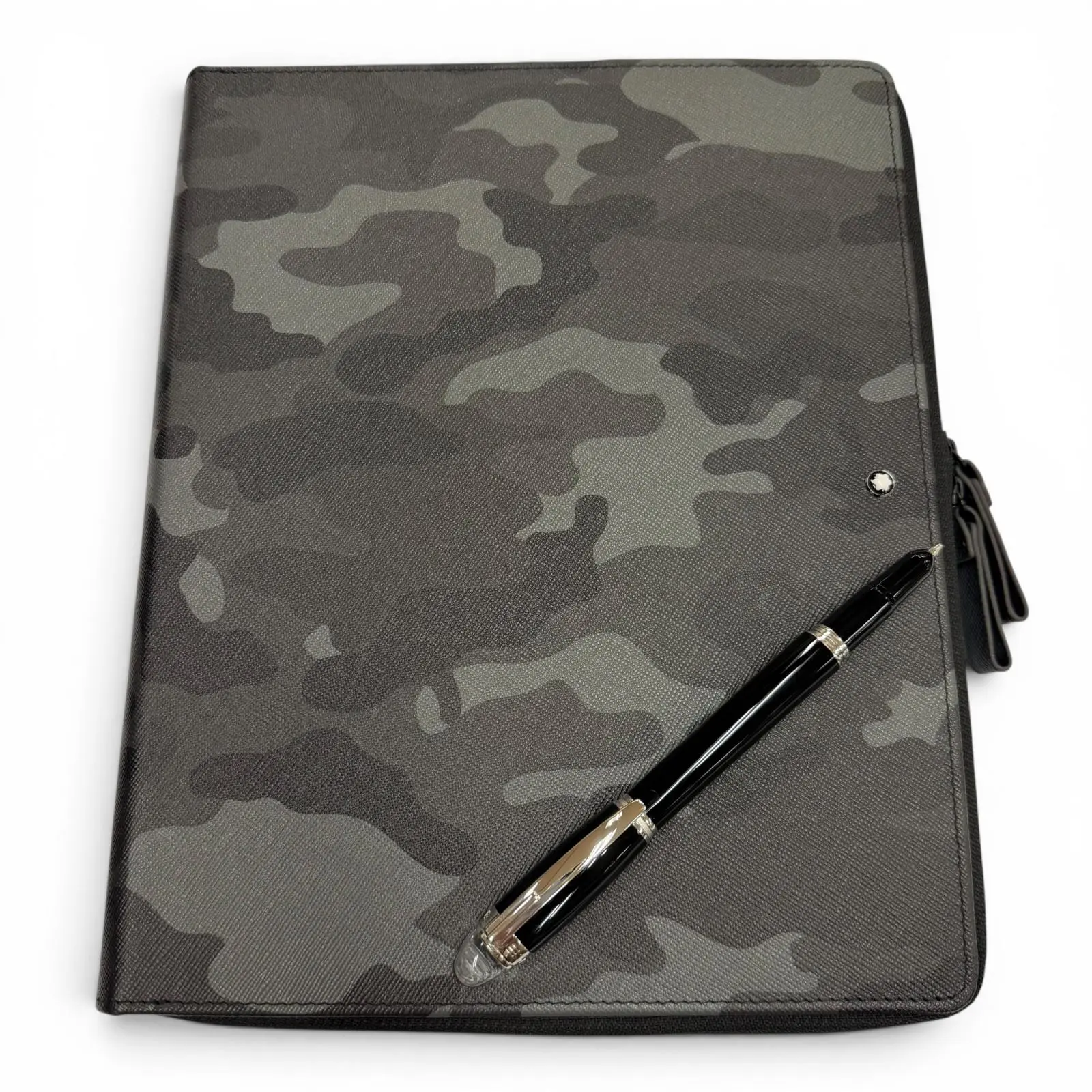 Pre-owned Montblanc Others Small Leather Goods Augmented Paper Urban Racing Spirit Ballpoint Pen Set