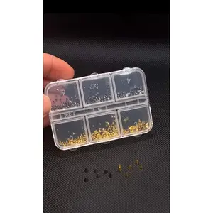 6 Grid 3D Stud Charms