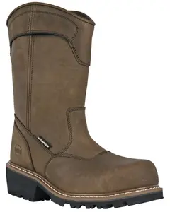 Hoss Men's Buford Logger Pull-On Waterproof Work Boot Composite Toe - 90211