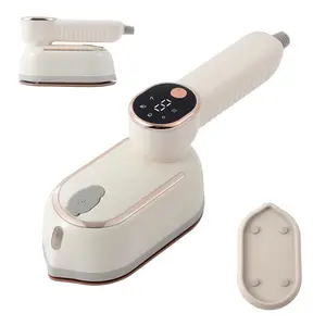 2-in-1 Steam Iron & Clothes Steamer - Handheld Portable Garment Wrinkle Remover, Fast Heat-Up, Large Soleplate, 130ml Water Tank - Lightweight for Home, Travel