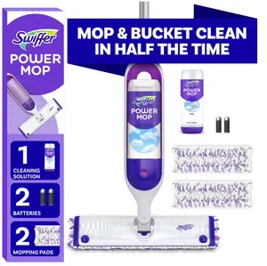 Swiffer Power Mop, Floor Cleaner, Tile, Vinyl, Laminate, Wood, Floor Cleaner, Cleaning Set