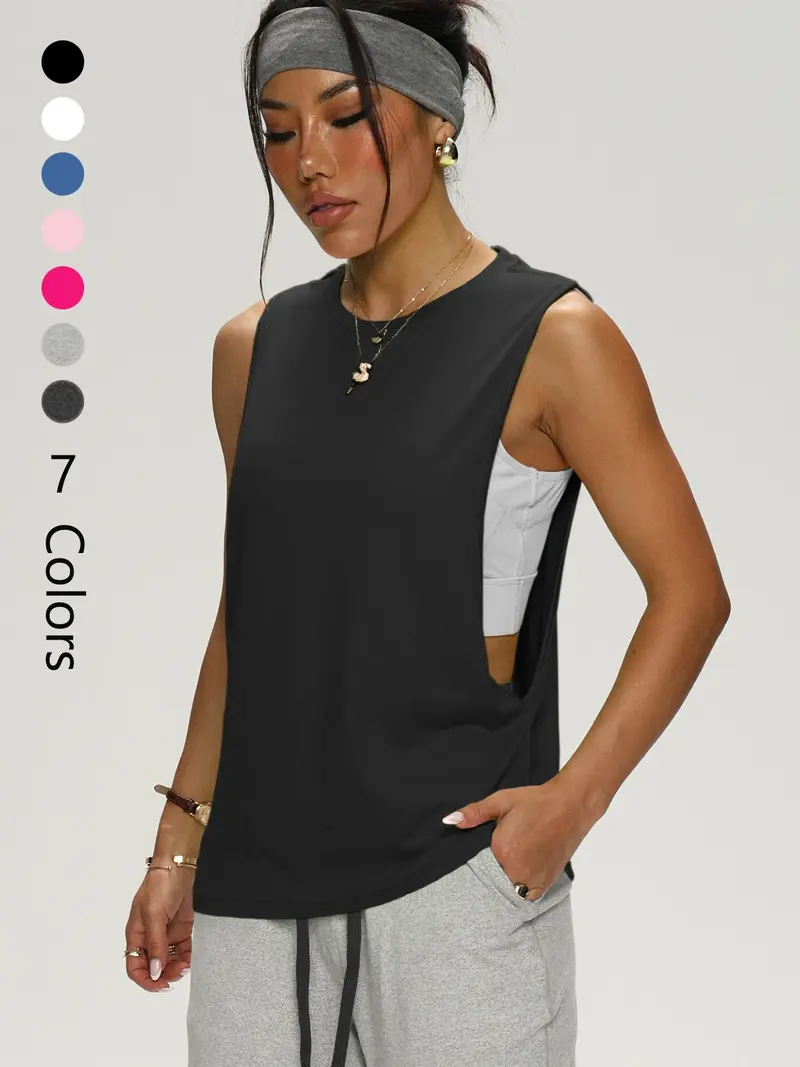 slim fit dress slacks Amoretu Loose Sleeveless Tank Dress