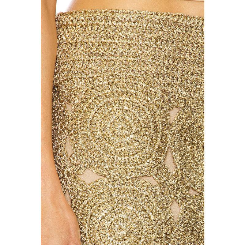 Simon Miller Beep Beep Mini Skirt in Satellite Silver