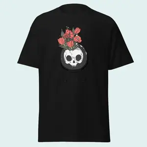 Astro Skull Unisex tee Classic Cotton Fabric Streetwear Tshirt
