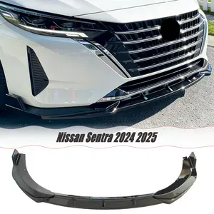 MUTUSAISI Front Bumper Lip Spoiler Splitter For Nissan Sentra S/SR/SV B18 2024 2025 air chin body kit accessories