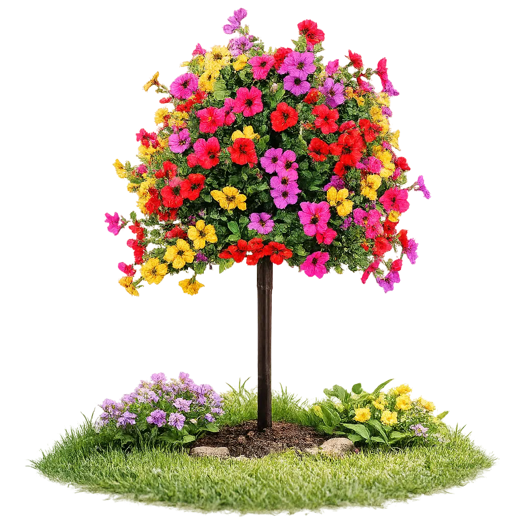 Plastic Decorative Artificial Mixed Flower Bouquet - Colorful Faux Daisy, Eucalyptus, Boxwood Greenery, 7.9in Width, 2cm-20cm UV Fabric UV Resistant Fade Proof Lightweight Home Balcony Window Decor for Indoor Outdoor Accents