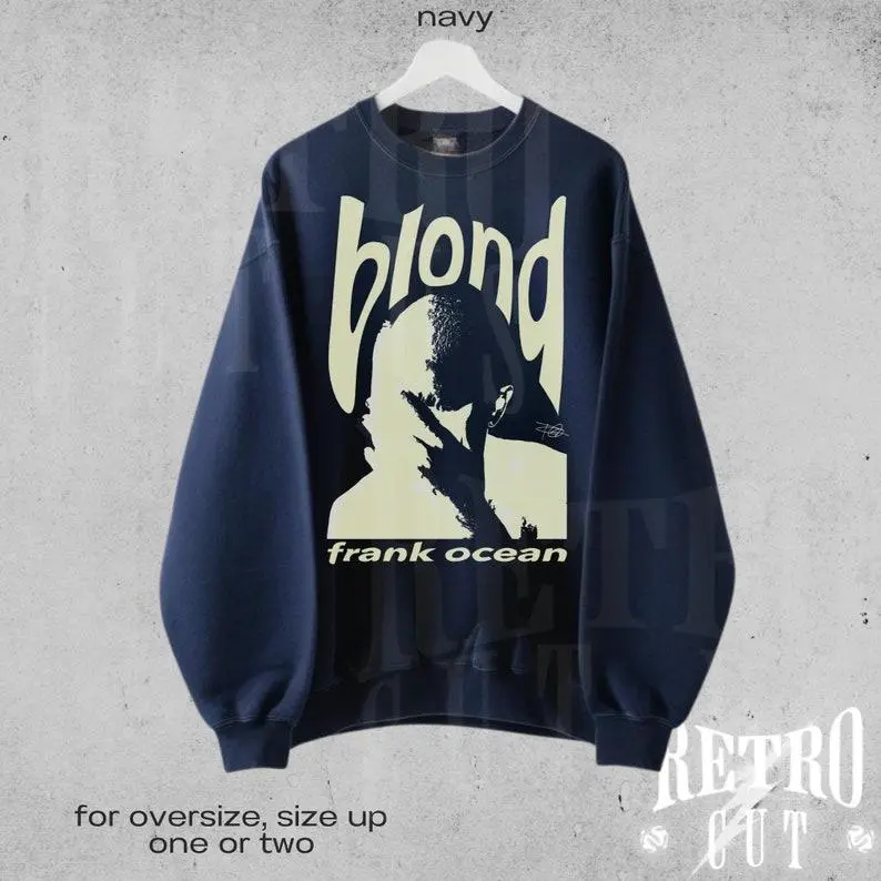 [FREE SHIPPING] Frank Ocean 'Blond' Sweatshirt, Blonde Album Shirt, Vintage Frank Ocean Sweater, Cozy Music Streetwear,