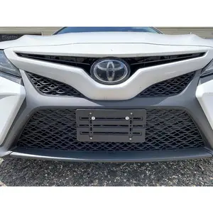 Front Bumper License Plate Bracket for Toyota Camry Camry Hybrid 2018-2025, Plate Holder Set w Unique Screw Bolts & Wrench Kit, License Tag Mounting Kit, Quality Plate Holders, Car Accessories