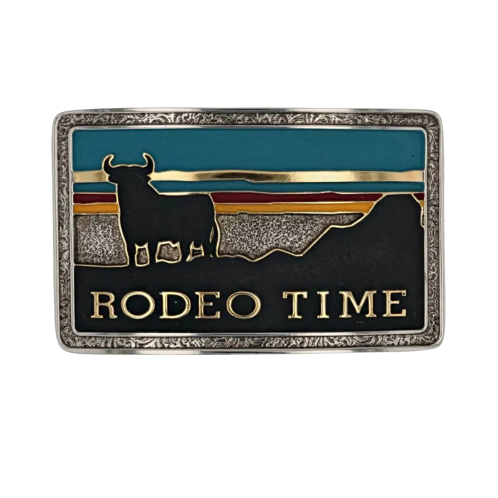 Montana Silversmiths® Rodeo Time Southwestern Attitude Buckle A919DB