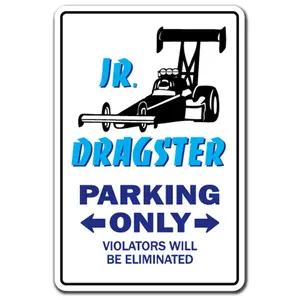 SignMission  8 x 12 in. Jr. Dragster Sign