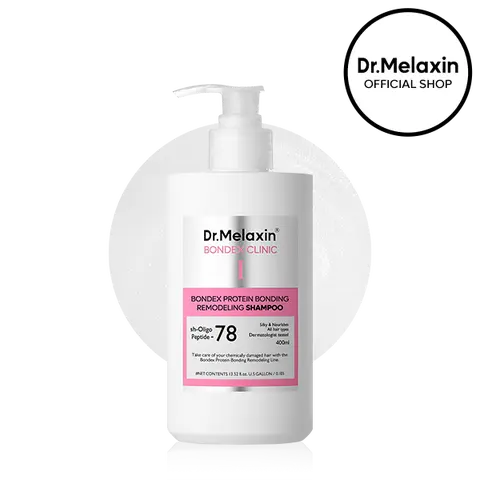 [Dr.Melaxin Official] Bondex Protein Bonding Remodeling Shampoo with Argan Oil | Strengthening Keratin & Peptides Bonder Haircare | Repair Hair | 13.52 fl.oz