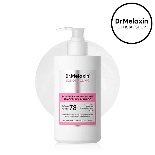 [Dr.Melaxin Official] Bondex Protein Bonding Remodeling Shampoo with Argan Oil | Strengthening Keratin & Peptides Bonder Haircare | Repair Hair | 13.52 fl.oz