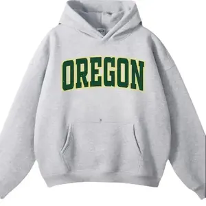 Oregon Hoodie, Vintage College Style Sweatshirt with Bold Varsity Letter Print, Retro Athletic Pullover for Men and Women, Cozy Cotton Gift Top graphic cotton hoodie
