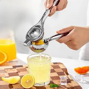Stainless Steel Manual Juicer Processor Lemon Squeezer Orange Fruit Household Lemon Clip Fruit  Pressing Kitchen Accessories