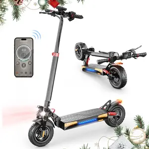 【Valentine's Day】Electric Scooter, 800W/500W Motor, 28MPH/25MPH,28 Miles/23 Miles,10' Pneumatic Tires, LED Screen Design, Double Suspension, APP Control, Electric Scooter Adults for Commuting/Playing