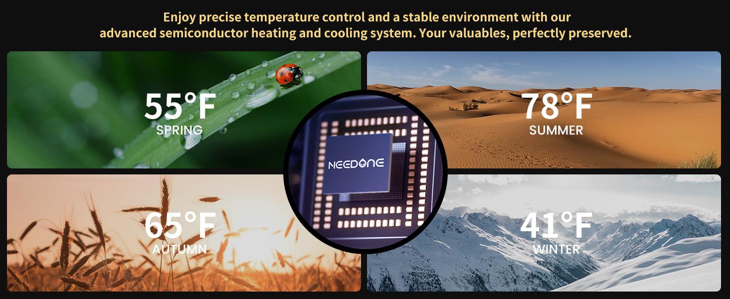 Humidor Electric 8L for Cigar with Heating & Cooling Control, Quiet Thermostatic Electric Cooler Cabinet for 80 Counts with Spanish Cedar Wood Shelves & Drawer with Hygrometer, Gift for Men Humidor Electric 8L for Cigar with Heating & Cooling Control, Quiet Thermostatic Electric Cooler Cabinet for 80 Counts with Spanish Cedar Wood Shelves & Drawer with Hygrometer, Gift for Men