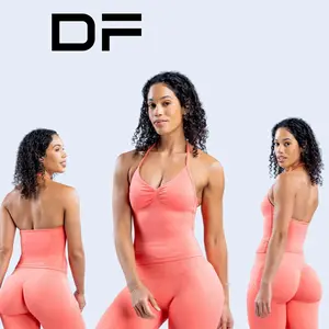 Impact Longline Strappy Top – Seamless Sculpting Activewear Tank for Women