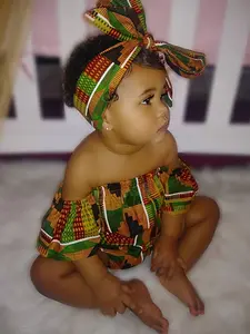 Cute Baby Girl African Bohemian Print Jumpsuit, Toddler Outfit, European Style Clothing, Fashion, One-Piece