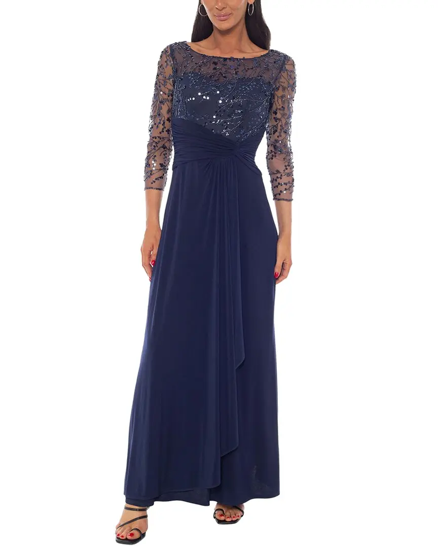 Oleg Cassini Embellished Maxi Dress
