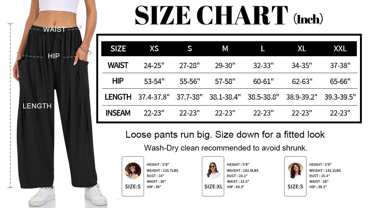 TARSE Womens Linen Blend Wide Leg Pants Oversize Casual Loose Fit Beach Palazzo Harem Pants with Pockets Vacation summer outfits  Womenswear