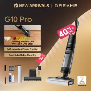 DREAME G10 Pro Elite Wet Dry Vacuum Cleaner, Cordless Vacuum Mop All in One with Auto Self-Cleaning, Up to 30 Mins Runtime, Cordless Floor Cleaner Machine for Hard Floors, Edge Cleaning Wet Dry Vacuum