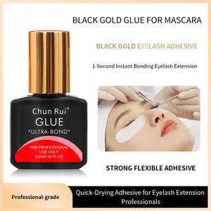 [Chun Rui]Professional Lash Artist Eyelash Extension Glue, Fast Drying Strong Hold Low Fume No Irritation Waterproof Long Lasting