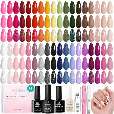 Beetles Gel Polish Set【Base & Top Coat&Color Gel&Manicure Tool&Decoration】DIY Nails at home gift Cosmetic Glitter mothersdaygift Spring Nail Summer Nail Vacation Nail #SummerVibes