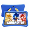 10.1" Kids Android 15 Tablet - 6GB+32GB Expandable Memory, 6000mAh Battery, Dual Camera, Eyesight-Protecting Screen, Parent Control, Child Education, WiFi, Durable Plastic Build, ARM Processor, Type-C/USB Support, Birthday/Valentine's Day Gift
