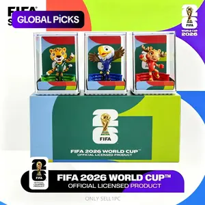[FIFA Official Authentic] 2026 World Cup Mascot Collection Ornament Set, Including Three Styles: Canada Maple, Mexico Zayu,USA Clutch, 6cm/2.36inch, Authentic Fan Souvenir, Doll Toy & Action Figure, 1 Piece/3-Piece Set, 6DZB6QCB #GLOBAL PICKS