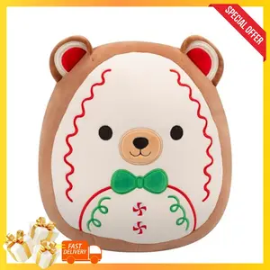 Squishmallows Original 12-Inch Tolef Cookie Bear - Official Jazwares Plush (Medium-Sized)