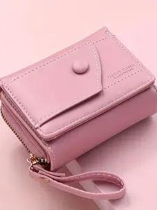 Elegant Short Wallet High-End Multi-Card Handbag, Elegant Fashion Wallet, Multiple Compartments Coin Purse Card Holder ID Case, Portable Shoulder Bag Organizer