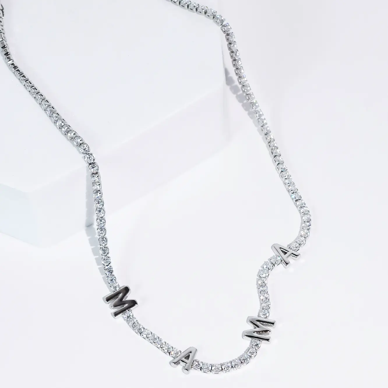 Mama Glow Silver Necklace