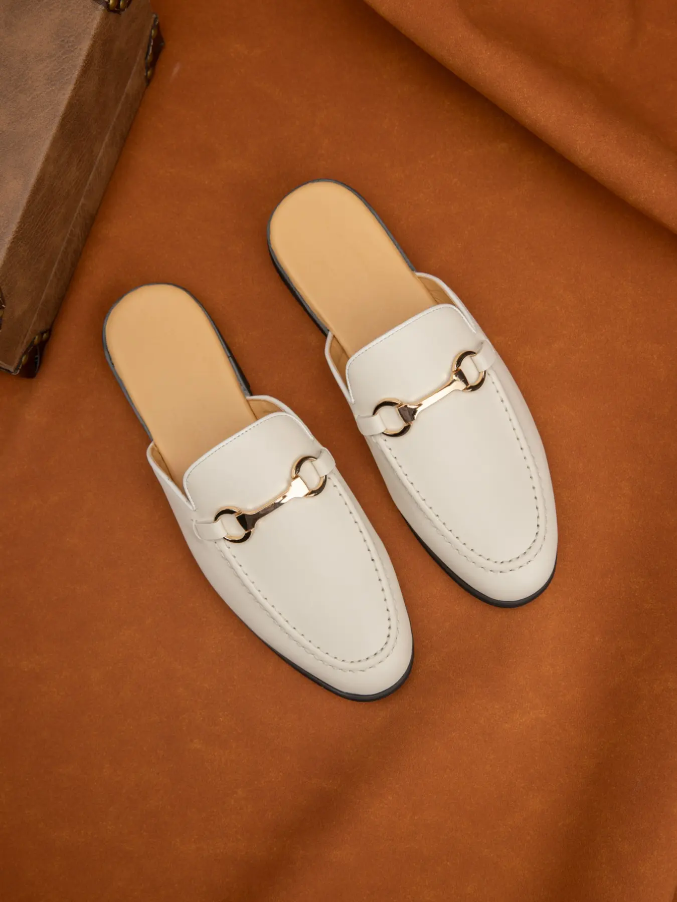 Men's Slip-On Sandals, Casual Fashion Half-Enclosed Toe Slippers, Shoes Streetwear Mules, Comfortable One-Step on Men's Rubber Shoes, Trendy Footwear for Daily Wear