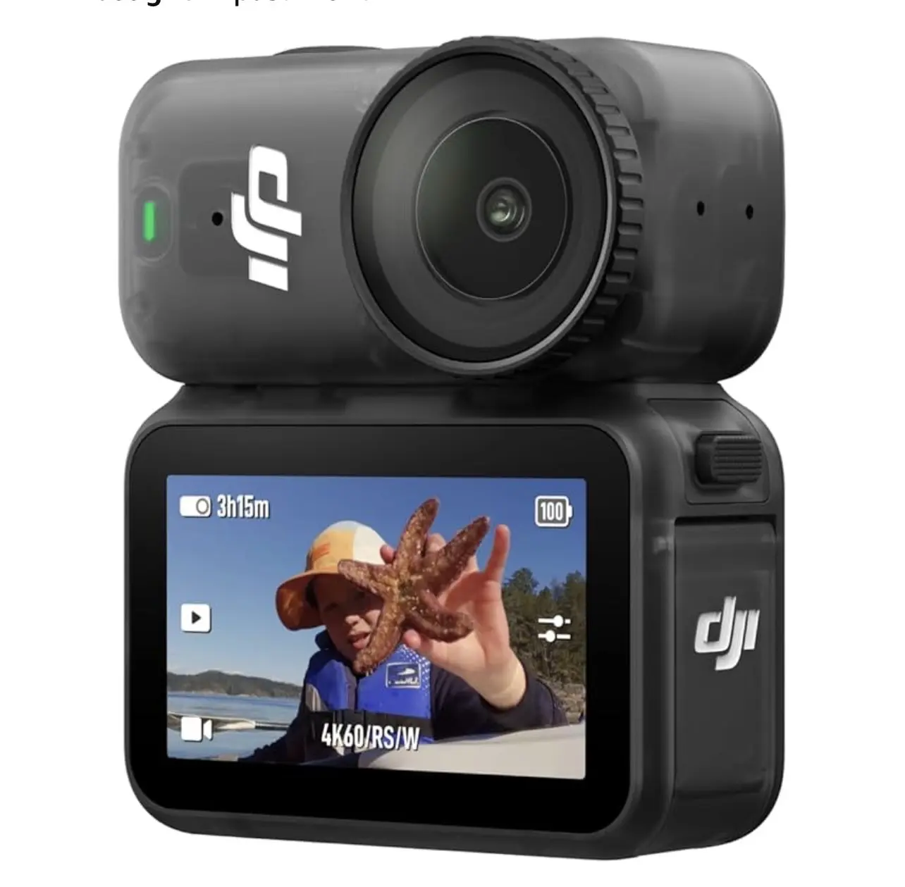 DJI Osmo Nano Standard Combo (128GB), 4K Wearable Camera, 1/1.3″ Sensor 1/1.3″ Sensor | 4K/60fps & 143° Wide FOV | 200-Min Battery | Swift Content Transfer | Magnetic Wearable Design