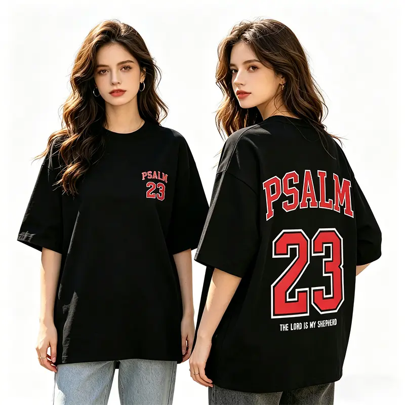 PSALM 23 Christian Shirt, 'THE LORD IS MY SHEPHERD' Christian Scripture T-Shirt, Vintage Retro Washed Shirt Double Sided Printed   High Quality Christian T-Shirt, Christian Gifts, Men's And Women's Shirt vintage t-shir