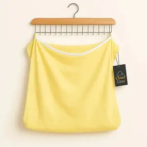 Lemon Drop Cloud Pillow Cover – 16x16 Travel & Sensory Case | Claire De Lune