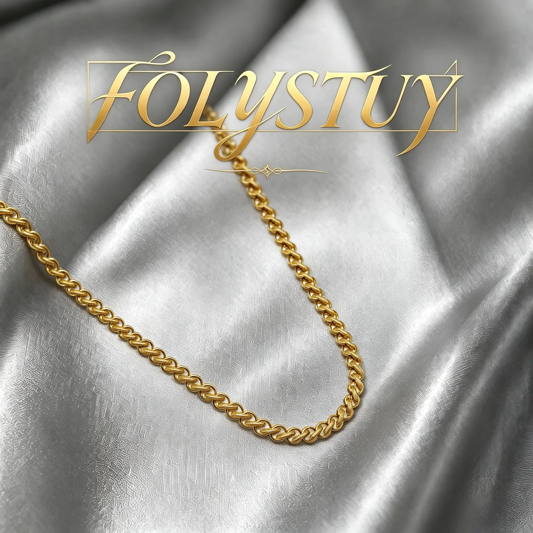 [FOLYSTUY(YNY01)]Classic Thick Twisted Rope Link Necklace, Premium Gold Tone Braided Textured Chain With Easy Hook Clasp, Minimalist Statement Neck Jewelry For Daily Street Style, Birthday & Holiday Fashion Gift For Women & Men